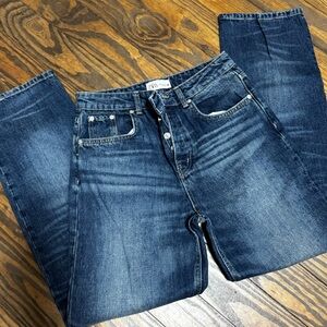 Dark wash straight leg Zara jeans